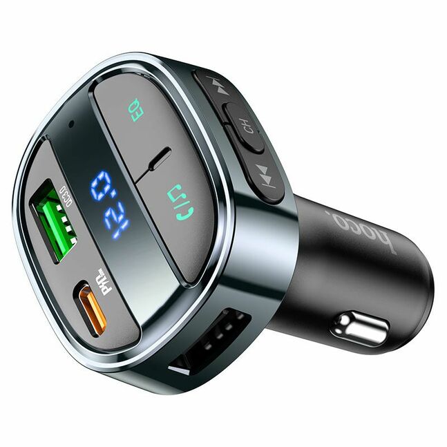 Car charger “E70” PD30W+QC3.0 with wireless FM transmitter