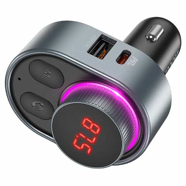Car charger “E72 Alegria” PD30W with wireless FM transmitter