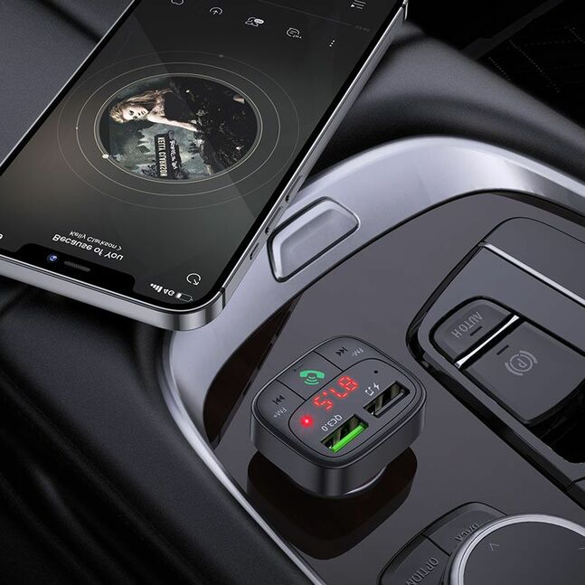 Car charger “E59 Promise” QC3.0 BT FM transmitter
