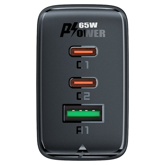 Acefast Fast Charger A41 PD65W GaN (2xUSB-C + USB-A) EU