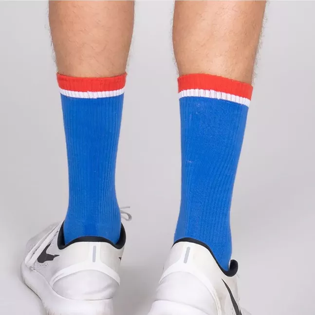 Носки Bold Bro III Crew Printed Move Socks 3 Pack - blue/white/red (в упаковке 3 пары)