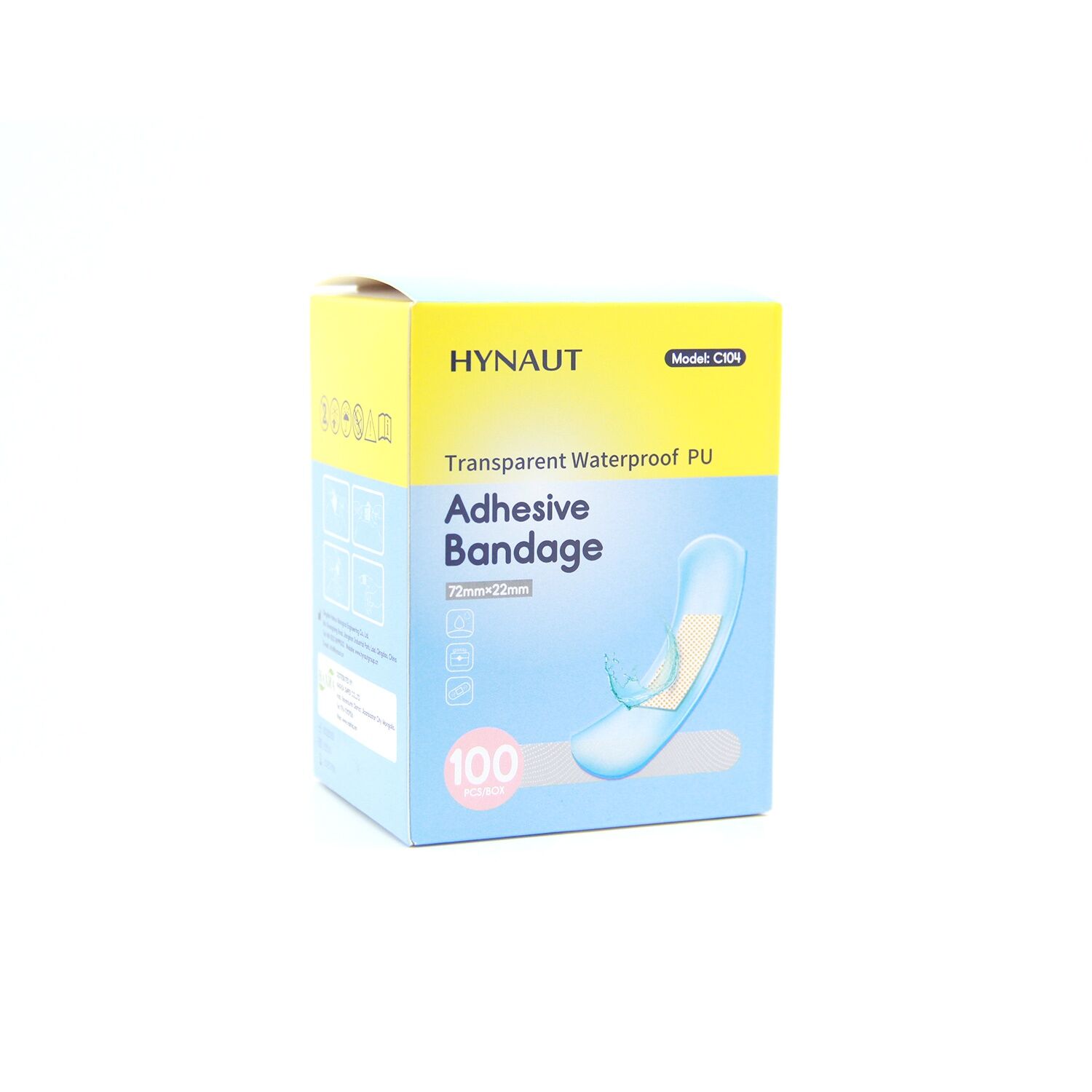 Хуруу лент 72мм*22мм PU waterproof №100 /Нахиа/