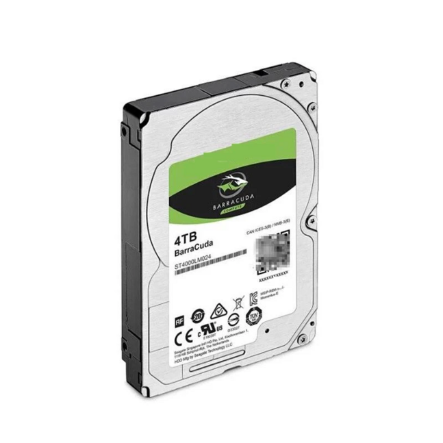 (未使用)Seagate Barracuda 4TB HDD Seagate 4TB BarraCuda 5400 RPM 128MB Cache SATA 6.0Gb/s 2.5