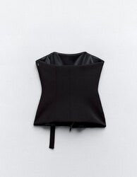 Zara top with zip