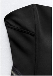 Zara top with zip
