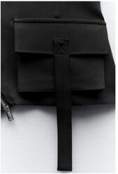 Zara top with zip