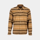 Gallatin Flannel Shirt Dark Bronze Stripe 