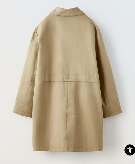 Zara unisex trench coat sie: 11-12 нас