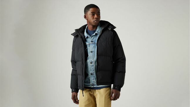 ROCKRIDGE SHORT PUFFER JET BLACK