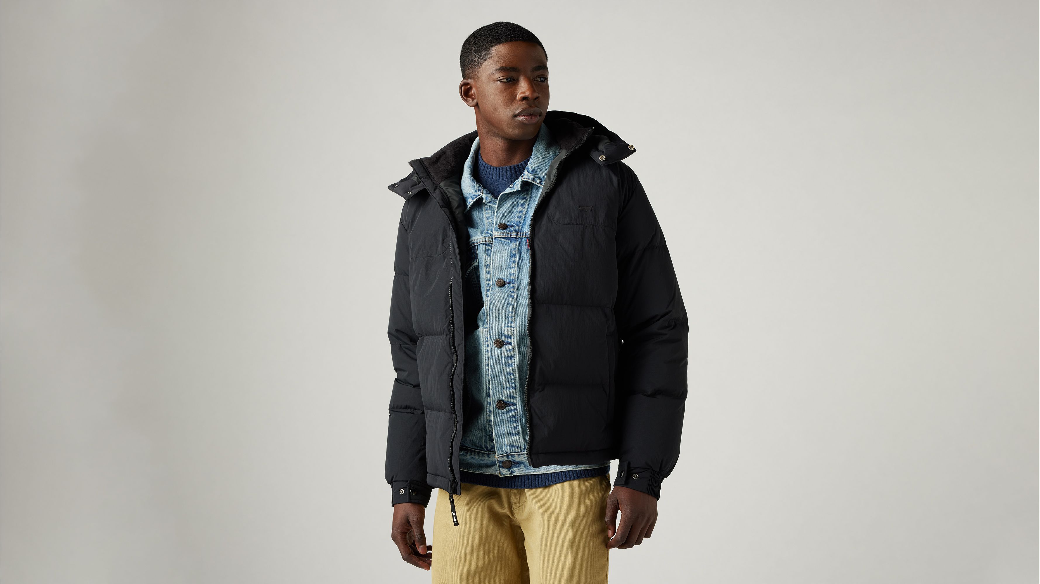 ROCKRIDGE SHORT PUFFER JET BLACK