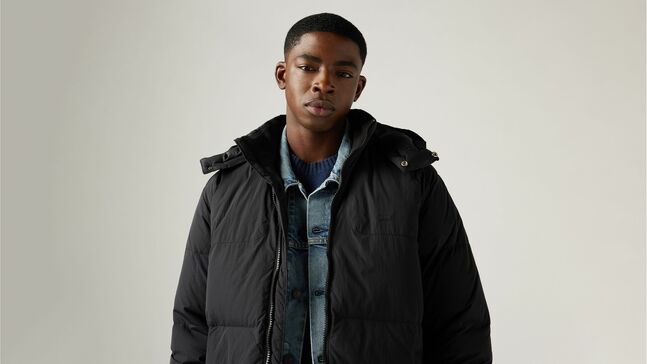 ROCKRIDGE SHORT PUFFER JET BLACK