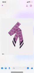 Coach skinny scarf