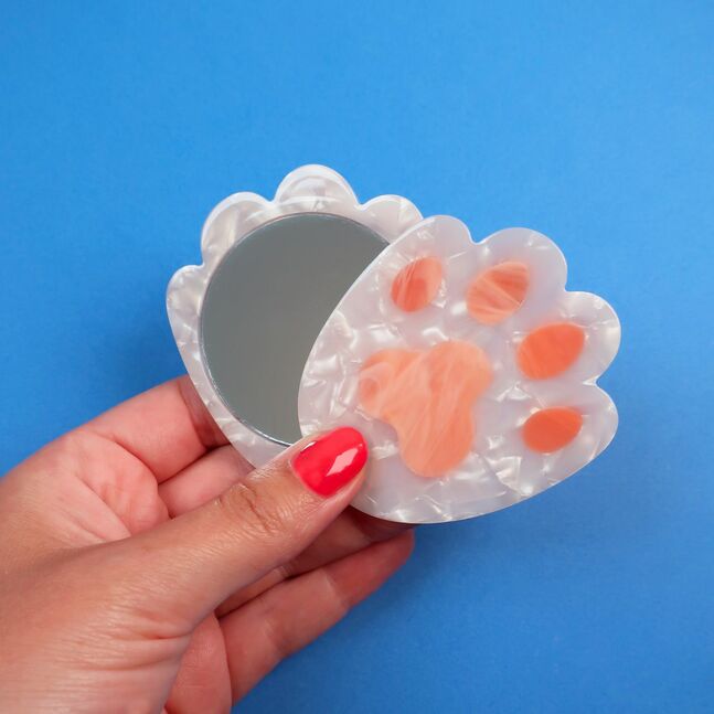 Cat paw mirror