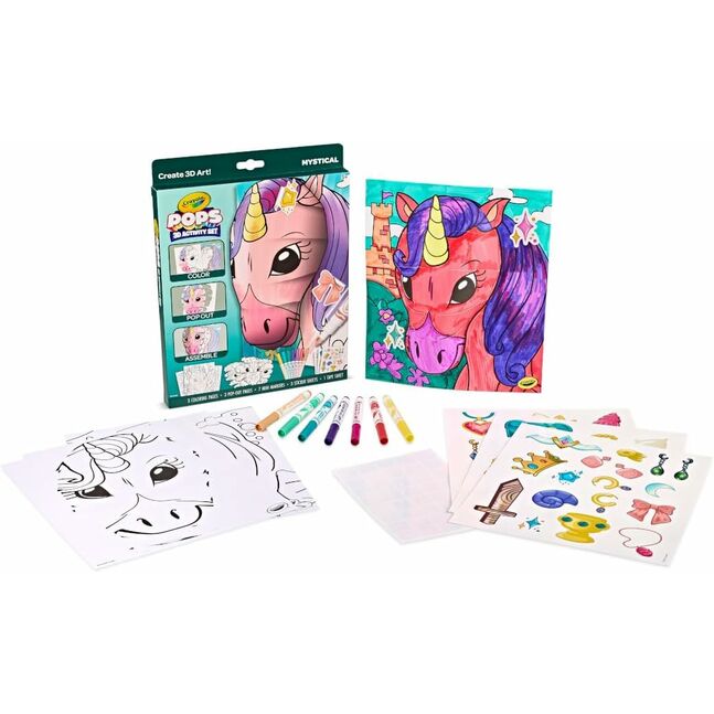 CRAYOLA POPs 3D Kids Art Set-Mystical