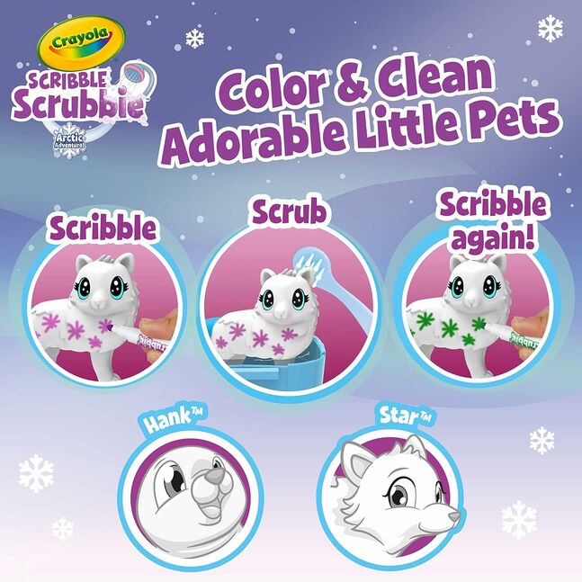 CRAYOLA Scribble Scrubbie Pets Arctic Igloo
