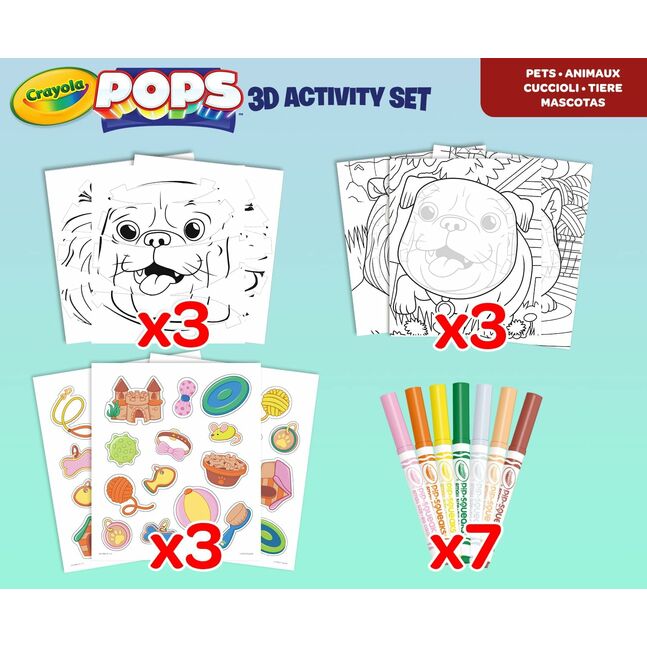 CRAYOLA POPs 3D Pops Pets