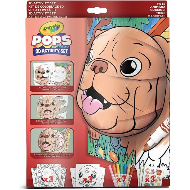 CRAYOLA POPs 3D Pops Pets