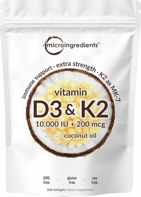 Microingredients d3 10000iu=k2 200mcg vitamin