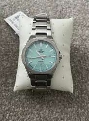 Casio edifice sapphire efr-s108d-2bvuef teal colour stainless steel watch