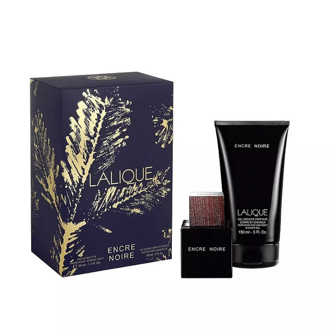 Lalique encre noir edt 50 ml+shower gel 150ml