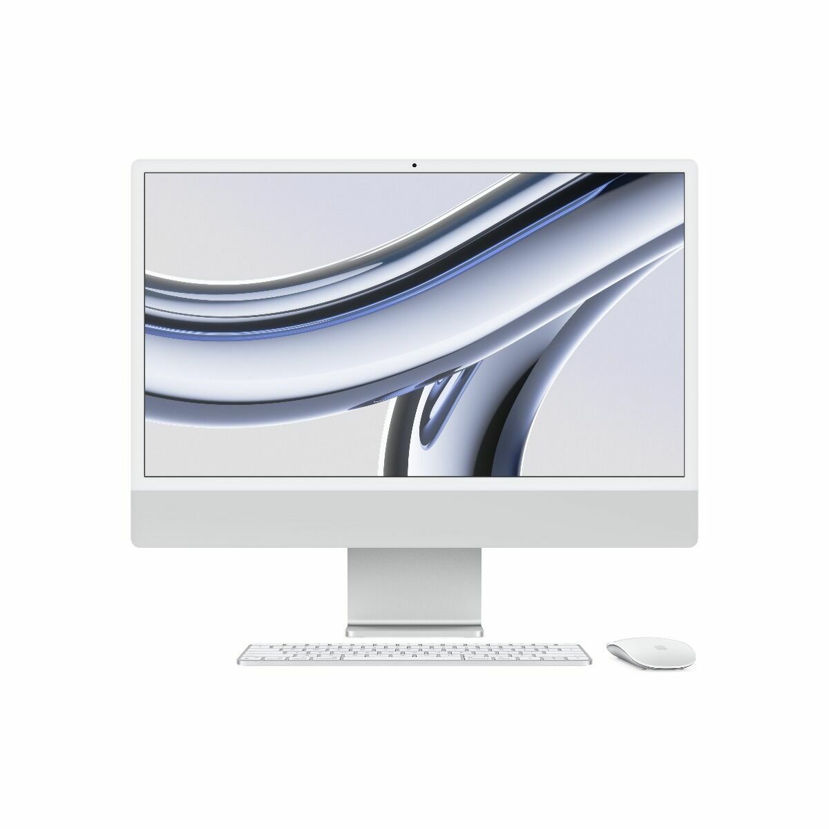 Apple iMac M3 Chip 8 Core CPU 10 Core GPU 8GB 256GB SSD 24'' 4.5K Retina Display Touch ID Silver