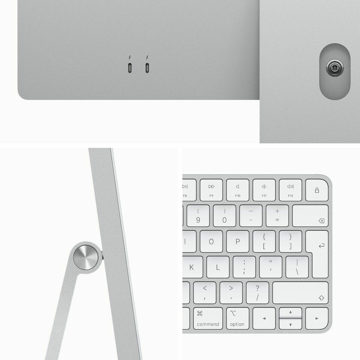 Apple iMac M3 Chip 8 Core CPU 10 Core GPU 8GB 256GB SSD 24'' 4.5K Retina Display Touch ID Silver