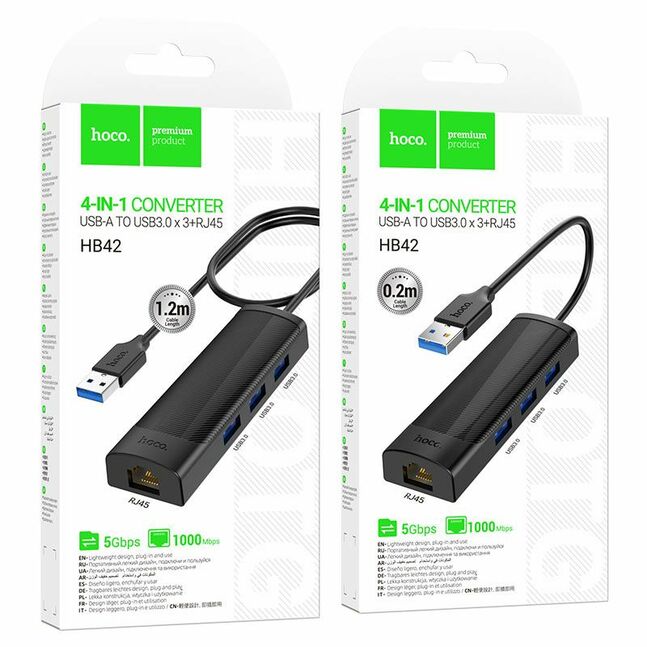 USB-A hub “HB42 Easy safety” 