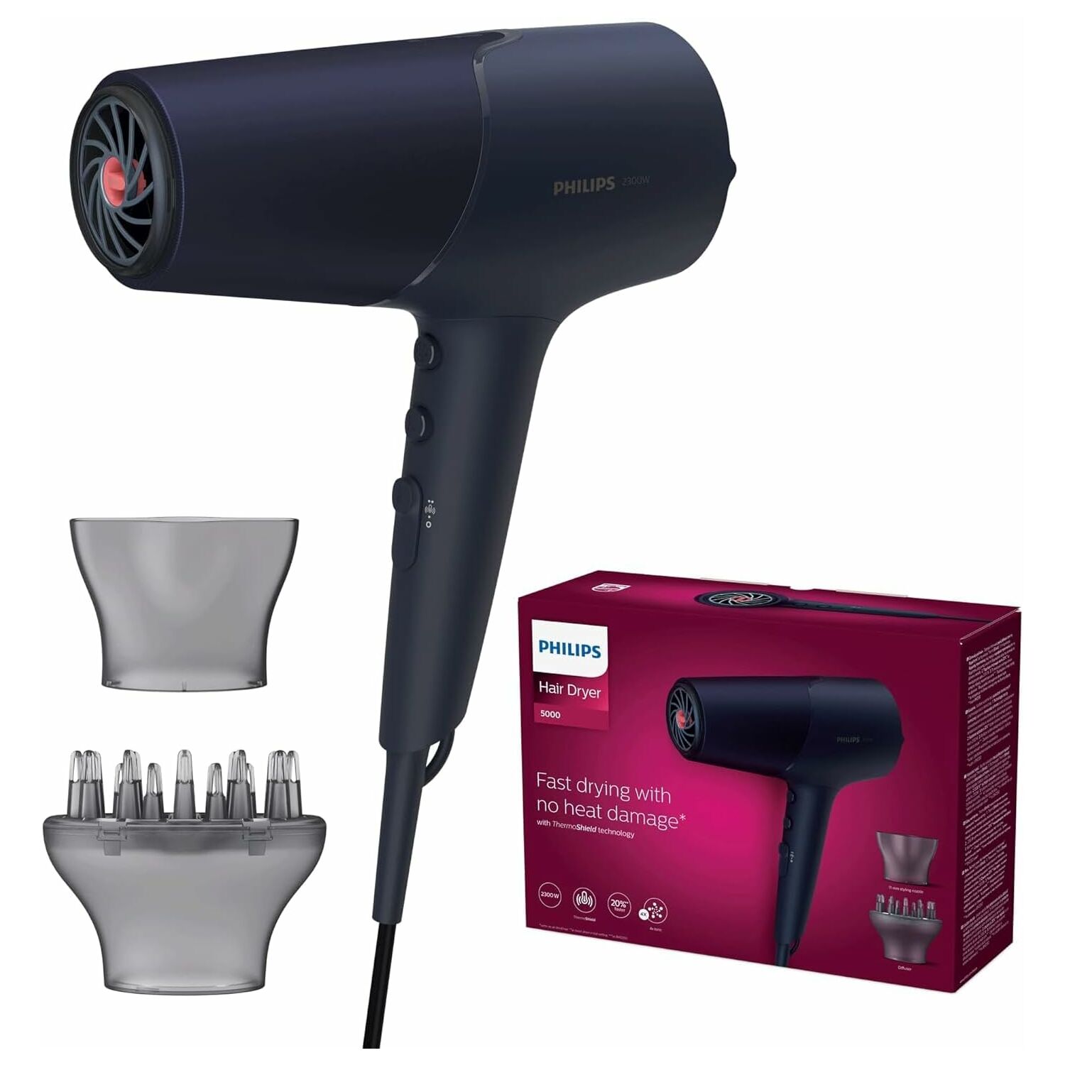 Philips BHD510/03 үсний сэнс, хар