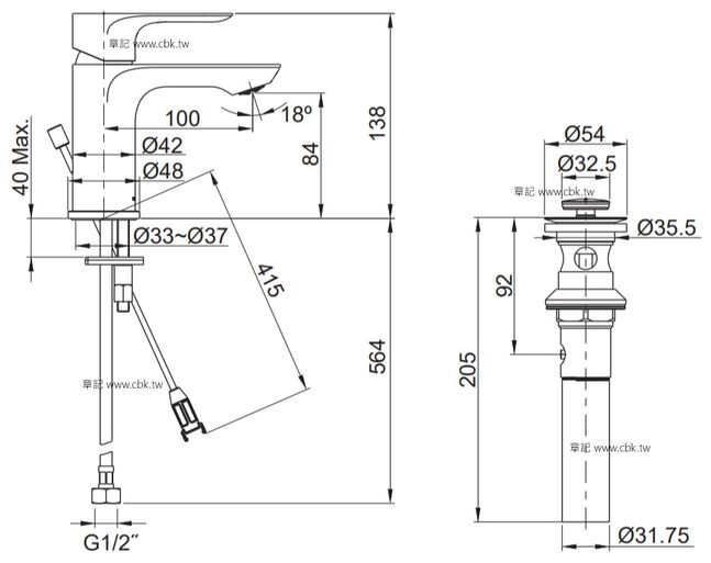 ALEO S SINGLE HANDLE LAVATORY FAUCET