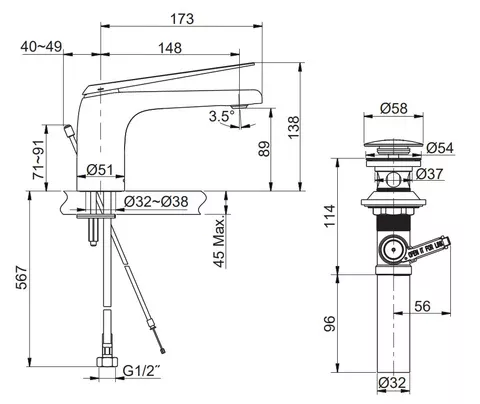 AVID® SINGLE HANDLE LAV FAUCET