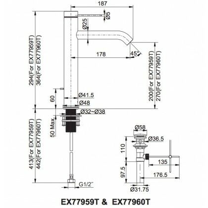 COMPONENTS TALL SC LAV FCT(LNL)