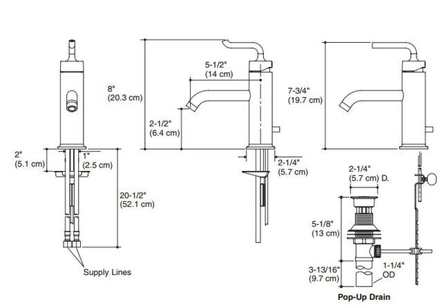 PURIST SINGLE CONTROL LAVATORY FAUCET-LE