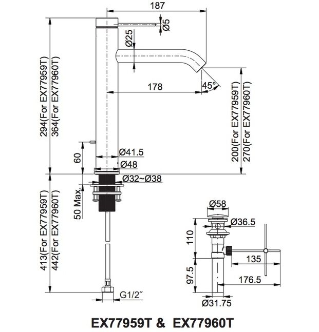 COMPONENTS TALL SC LAV FCT(LNL)