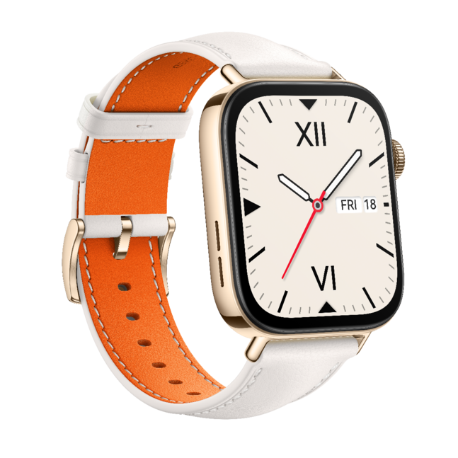 HUAWEI Watch Fit 3 White Leather Solo-B19V /55020CDT/
