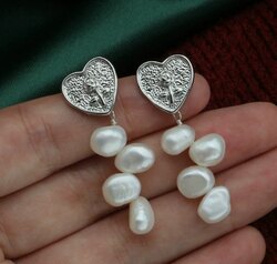 Heart сувдан ээмэг