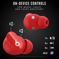 Beats studio buds, red