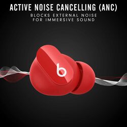 Beats studio buds, red