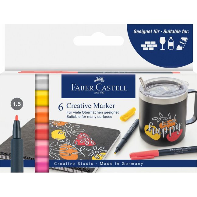 Creative Marker set of 6, summer breeze