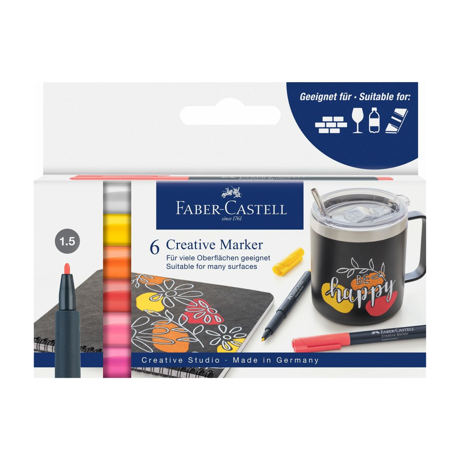 Creative Marker set of 6, summer breeze