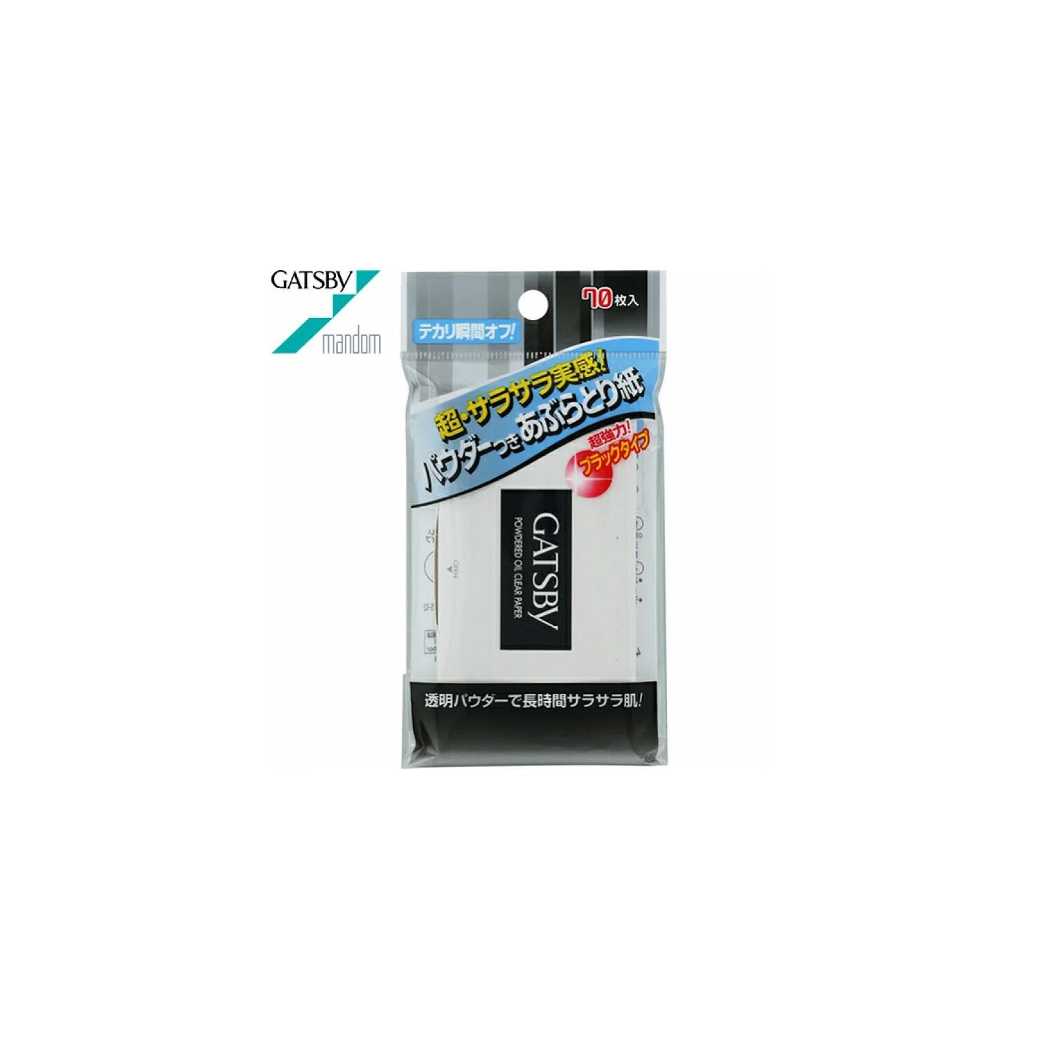 GATSBY Нүүрний тослог цэвэрлэгч хөвөн цаас 12ш