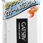 GATSBY Нүүрний тослог цэвэрлэгч хөвөн цаас 12ш