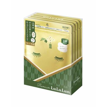 LuLuLun Ногоон цайны үнэртэй арьс чангалах маск хайрцагтай 5 уут