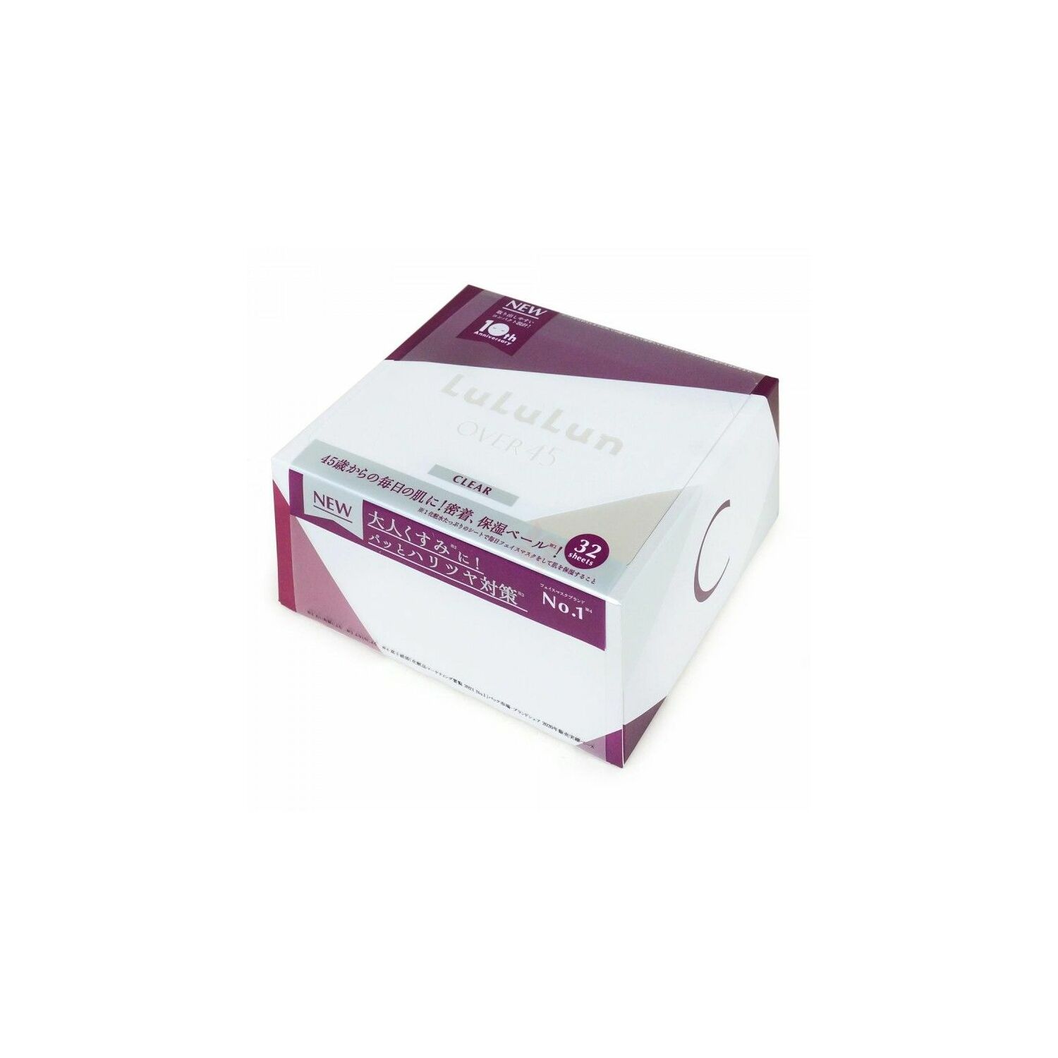LuLuLun Over 45 үрчлээний эсрэг чангалах, цайруулах маск 32ш