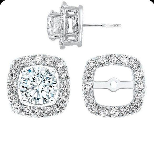 Алмаазан ээмэг (moissanite daimond)