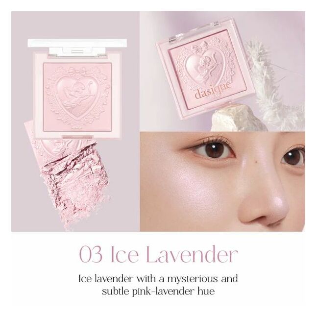 DASIQUE Luxe Glow Highlighter 03.Ice lavender