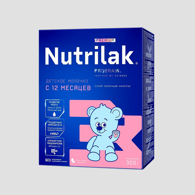 Nutrilak premium хүүхдийн сүү 12+сар №3 300гр нунтаг