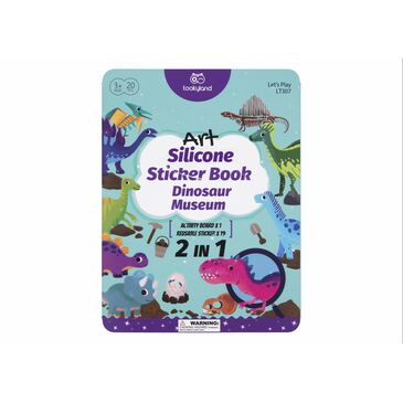Silicone Sticker Book - Dinosaur Museum