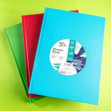 MM Sketch Book A4 Hard Cover 220pg 110gsm