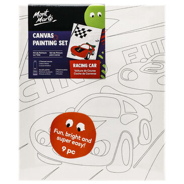 MM Kids Paint Me Set 9pce - Racing Cars
