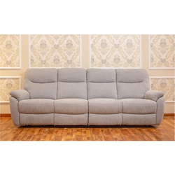Boas 4 суудалтай хөл амраагчтай даавуун буйдан Light Grey